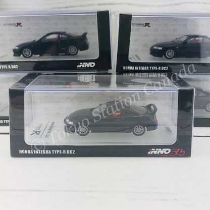 INNO64 1/64 Honda Integra Type-R DC2 Black IN64-DC2-BLA