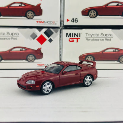 MINI GT 1/64 Toyota Supra (JZA80) Renaissance Red RHD MGT00046-R