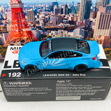 MINI GT 1/64 LB★WORKS BMW M4  Baby Blue LHD MGT00192-L