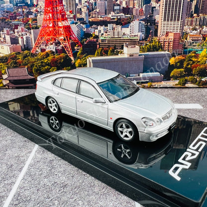 HOBBY JAPAN 1/64 Toyota ARISTO V300 VERTEX EDITION Silver Metallic HJ641030AS