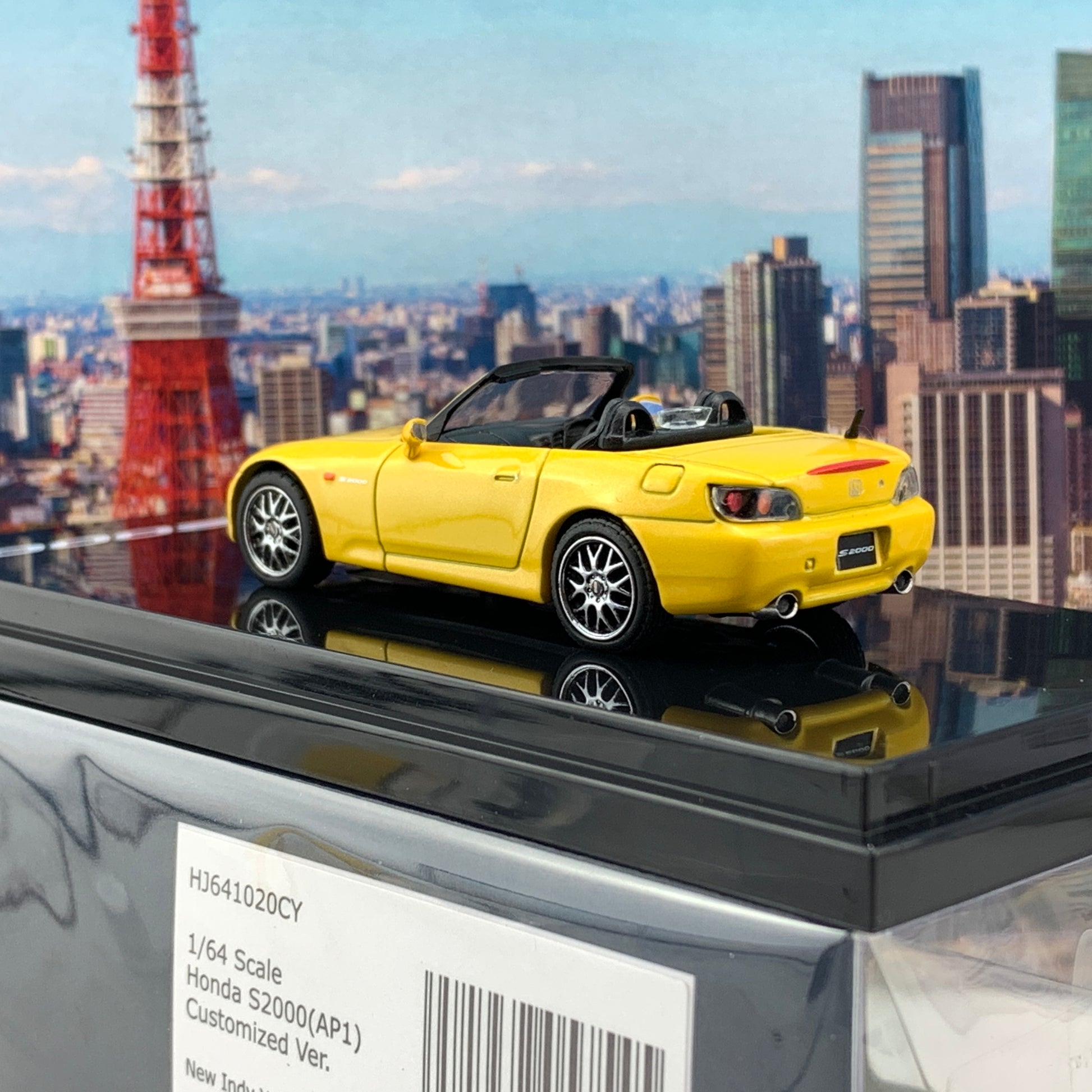 Products HOBBY JAPAN 1/64 Honda S2000 AP1 Type 200 Customized Version Yellow HJ641020CY