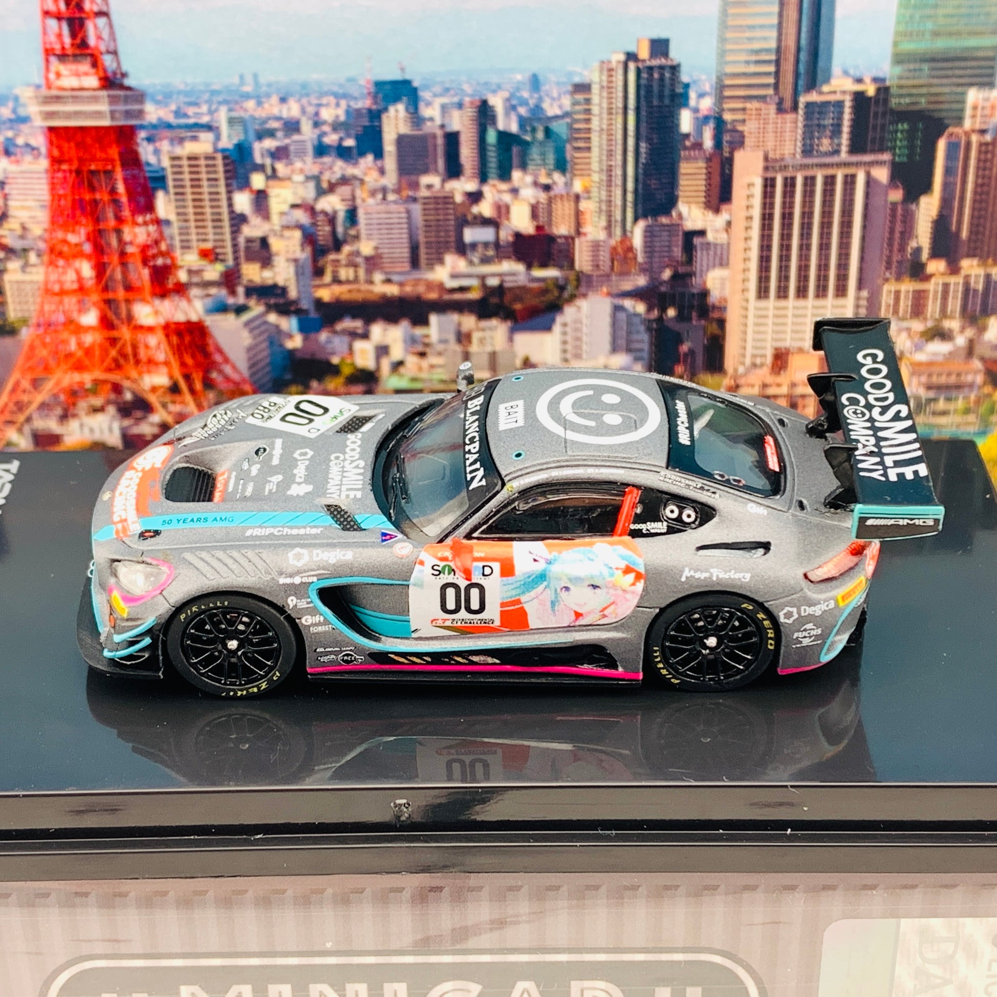 Tarmac Works HOBBY64 Collection 1/64 Mercedes AMG GT3 24 Hours of Spa 2017 Taiwan Exclusive Model Limited Edition 1968 pcs T64-008-17SPA00