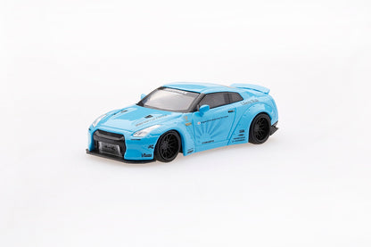 MINI GT LIBERTYWALK LB★WORKS Nissan GTR (R35) Light Blue - RHD