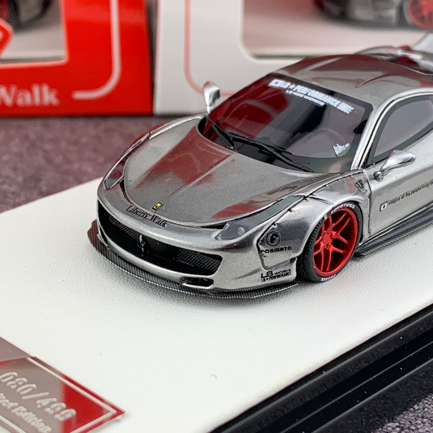 Timothy & Pierre 1/64 Liberty Walk Performance Ferrari 458 Resin Made Model Car