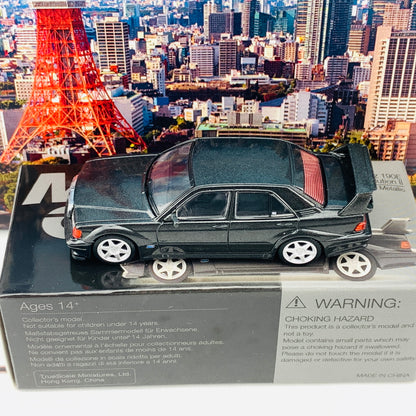MINI GT 1/64 Mercedes-Benz 190E 2.5-16 Evolution II Black LHD MGT00164-L