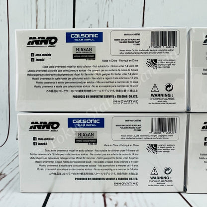 INNO64 1/64 NISSAN SKYLINE GTR (R32) CALSONIC RACING TEAM Set (JTC 1990, 1991, 1992 and 1993)