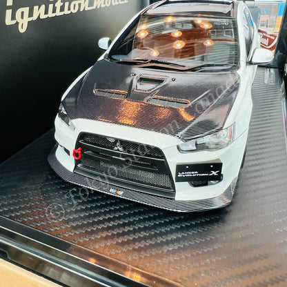 Ignition Model 1/18 Mitsubishi Lancer Evolution X (CZ4A) Pearl White IG2298