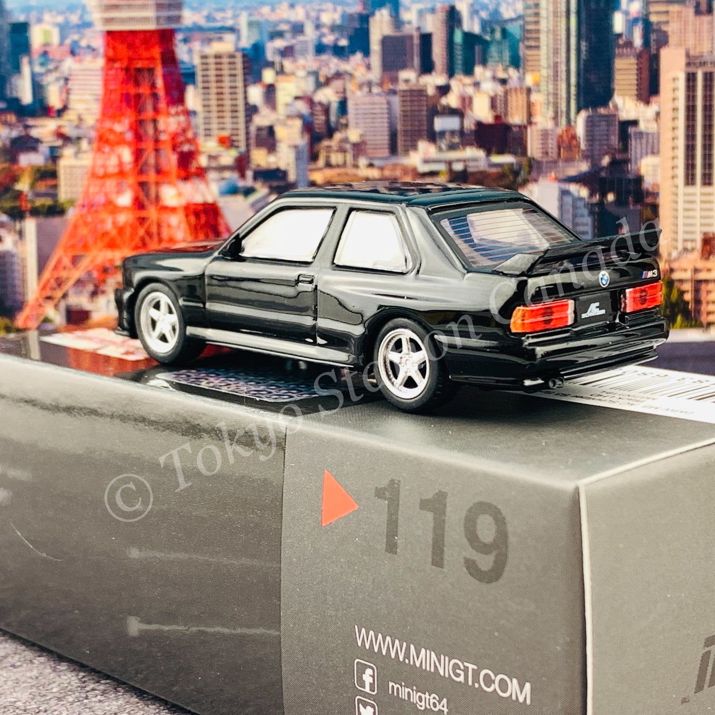 MINI GT 1/64 BMW M3 AC Schnitzer S3 Sport Black LHD MGT00119-L