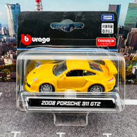 TOMICA Presents Bburago 3 inch 2008 Porsche 911 GT2