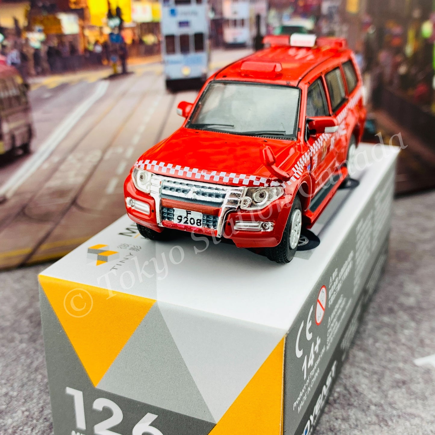 TINY 微影 126 Mitsubishi Pajero 2015 Hong Kong Fire Services Department  (F9208) ACT65206
