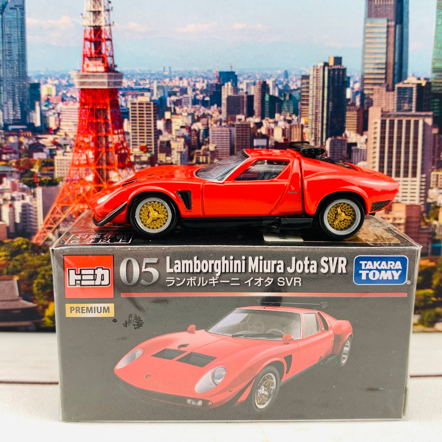 Tomica Premium 05 Lamborghini Miura Jota SVR