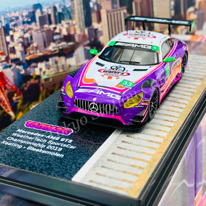 Tarmac Works HOBBY64 Collection 1/64 Mercedes-AMG GT3 WeatherTech SportsCar Championship 2019 Keating / Bleekemolen T64-008-19WSC33