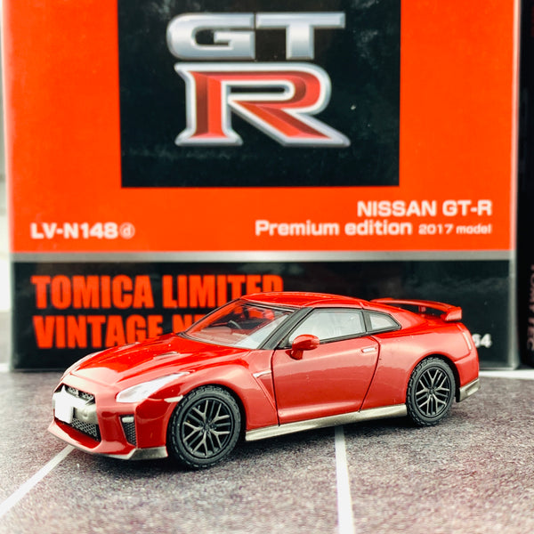 Tomica Limited Vintage Neo 1/64 Nissan GTR Premium Edition 2017 Model RED