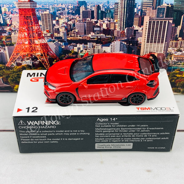 MINI GT 1/64 Honda Civic Type R (FK8) Rallye Red (RHD) MGT00012-R ...
