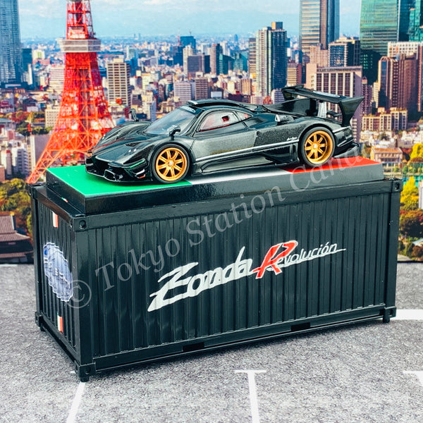 TARMAC WORKS 1/64 GLOBAL64 Pagani Zonda Revolucion Grigio Knockhill Taiwan Special Edition T64G-TL016-GY