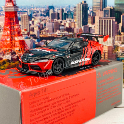 MINI GT 1/64 HKS Toyota GR Supra ADVAN 2020 Tokyo Auto Salon RHD MGT00206-R