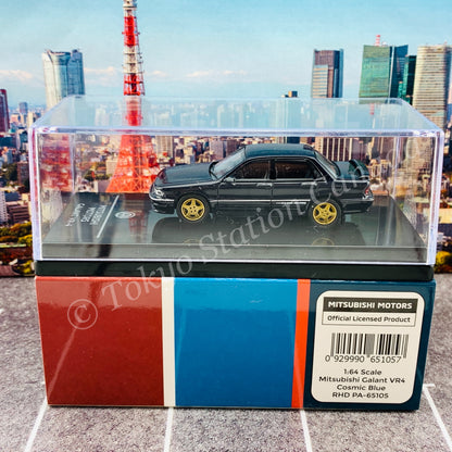 PARA64 1/64 Mitsubishi Galant VR-4 Cosmic Blue RHD PA-65105