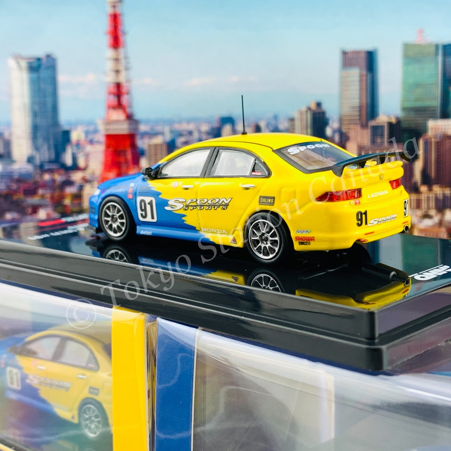 INNO64 1/64 HONDA ACCORD Euro-R #91 (CL7) Spoon Sports IN64-CL7-SP