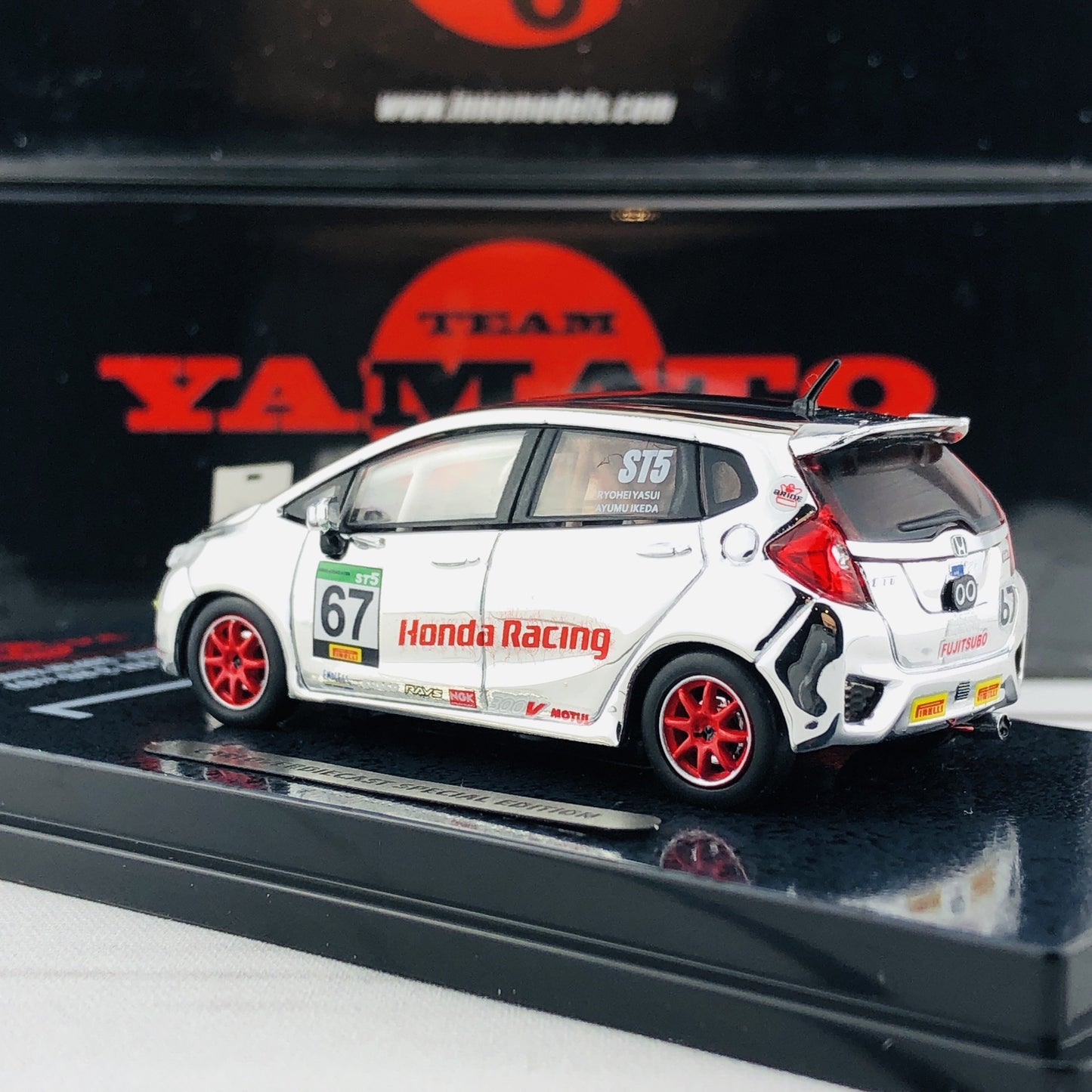 INNO64 HONDA FIT 3 RS #67 Team Yamato - Super Taikyu 2018 CARLOVERDIECAST Special Edition IN64-GK5-YA67