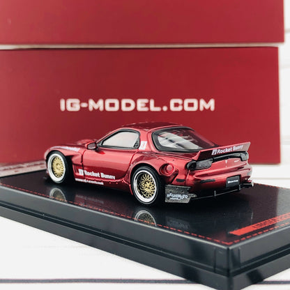Ignition Model 1/64 Rocket Bunny RX7 (FD35) Red Metallic 1407