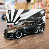 MINI GT LIBERTYWALK LB★WORKS Nissan GTR (R35) Matte Black LHD (USA Exclusive) MGT00031-MJ
