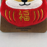 Shiba Inu RED "Luck" Mini Plush Magnet by FRIENDSHILL JW-355-132