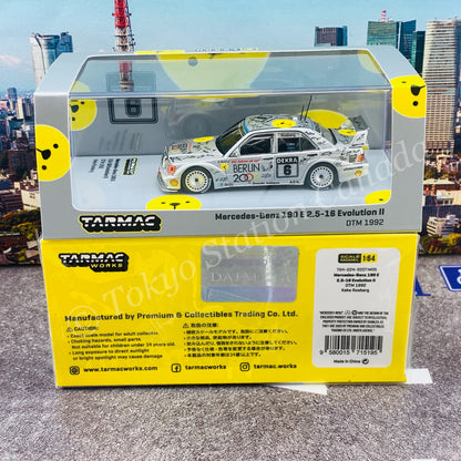 TARMAC WORKS 1/64 HOBBY64 Mercedes-Benz 190 E 2.5-16 Evo II  DTM 1992 Keke Rosberg T64-024-92DTM06