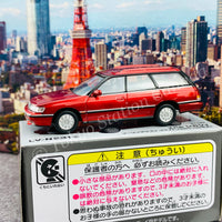 TOMYTEC TOMICA LIMITED VINTAGE NEO 1/64 Subaru Legacy Touring Wagon Brighton 220 Red (1992) LV-N231a