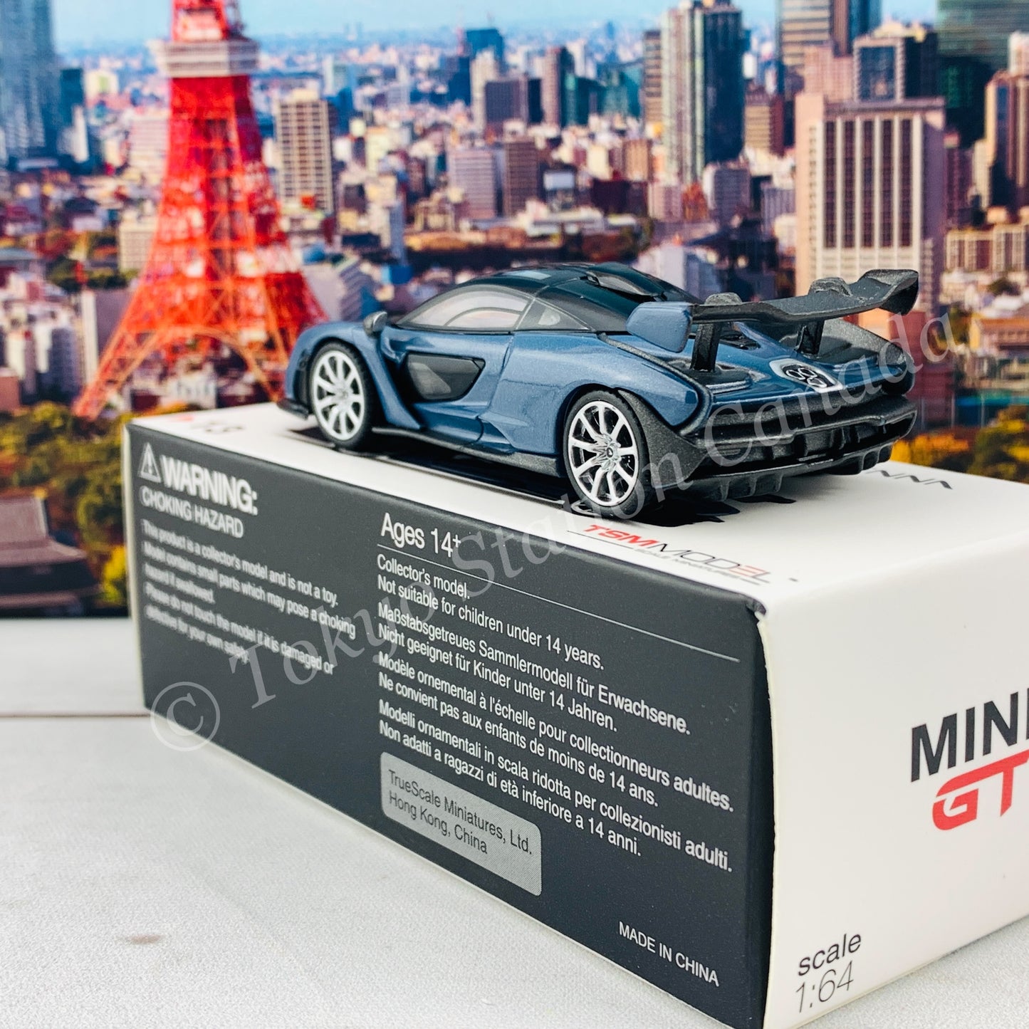 MINI GT McLaren Senna Victory Grey - RHD MGT00013-R