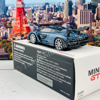MINI GT McLaren Senna Victory Grey - RHD MGT00013-R