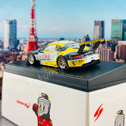 Sparky 1/64 PORSCHE 911 GT3 R NO.98 ROWE RACING 3RD FIA GT WORLD CUP MACAU 2019 EARL BAMBER Y167