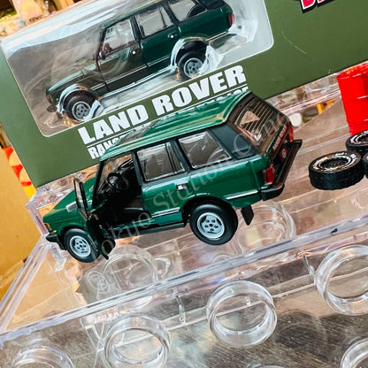 BM CREATIONS JUNIOR 1/64 Land Rover 1992 Range Rover Classic LSE -Green LHD 64B0183