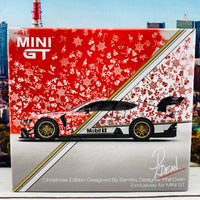 MINI GT 1/64 Bentley Continental GT3 Christmas Edition 2020 (RHD) MGT00188-R