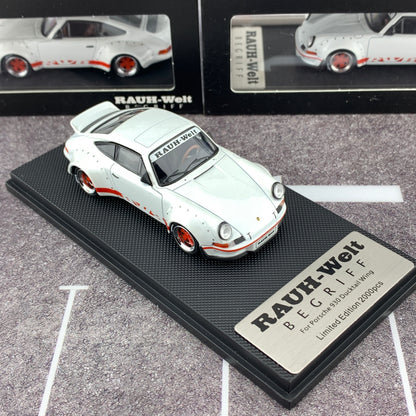 MODEL COLLECT 1/60 For Porsche RWB 930 Ducktail Wing Pearl White MC640002C