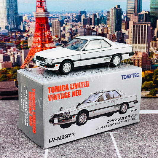 Tomytec Tomica Limited Vintage Neo 1/64 Nissan Skyline HT 2000 Turbo GT-ES (White) LV-N237a