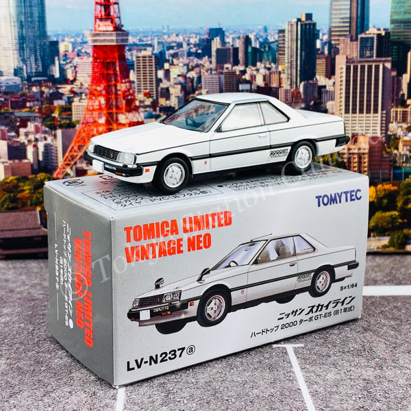 Tomytec Tomica Limited Vintage Neo 1/64 Nissan Skyline HT 2000 Turbo GT-ES (White) LV-N237a