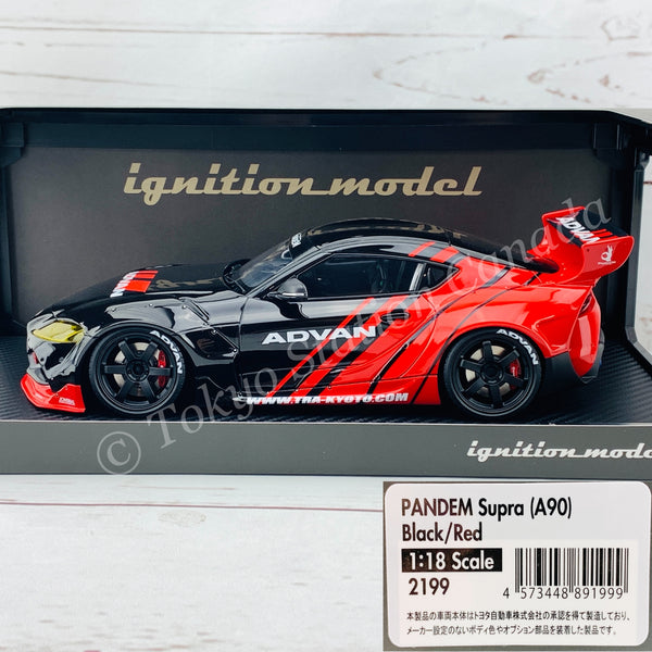 Ignition Model 1/18 PANDEM Supra (A90) Black/Red IG2199