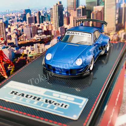 Ignition Model 1/64 RWB 993 Matte Blue Metallic IG2150