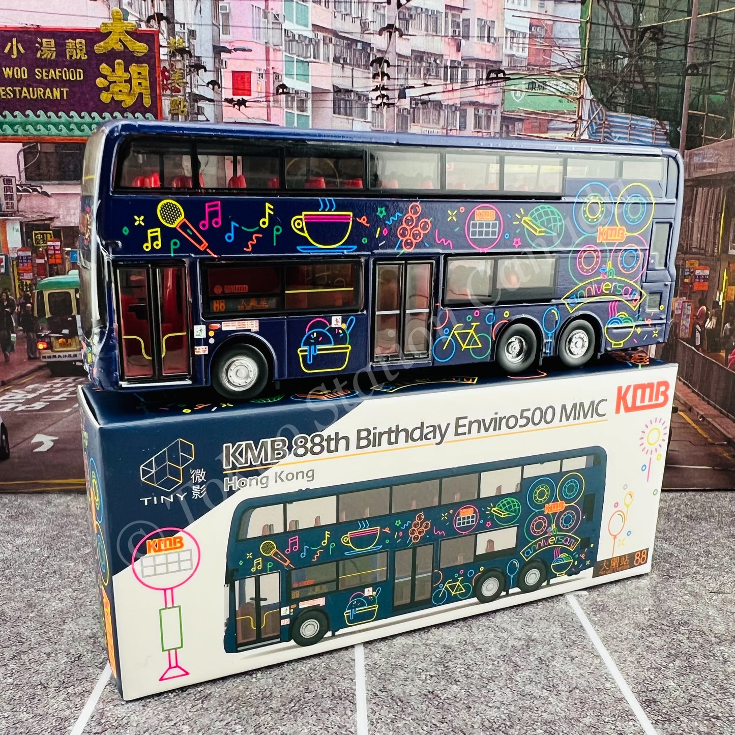 TINY 微影 KMB 88th Birthday Enviro500 MMC (TAI WAI STATION 88 大圍站) KMB2021074