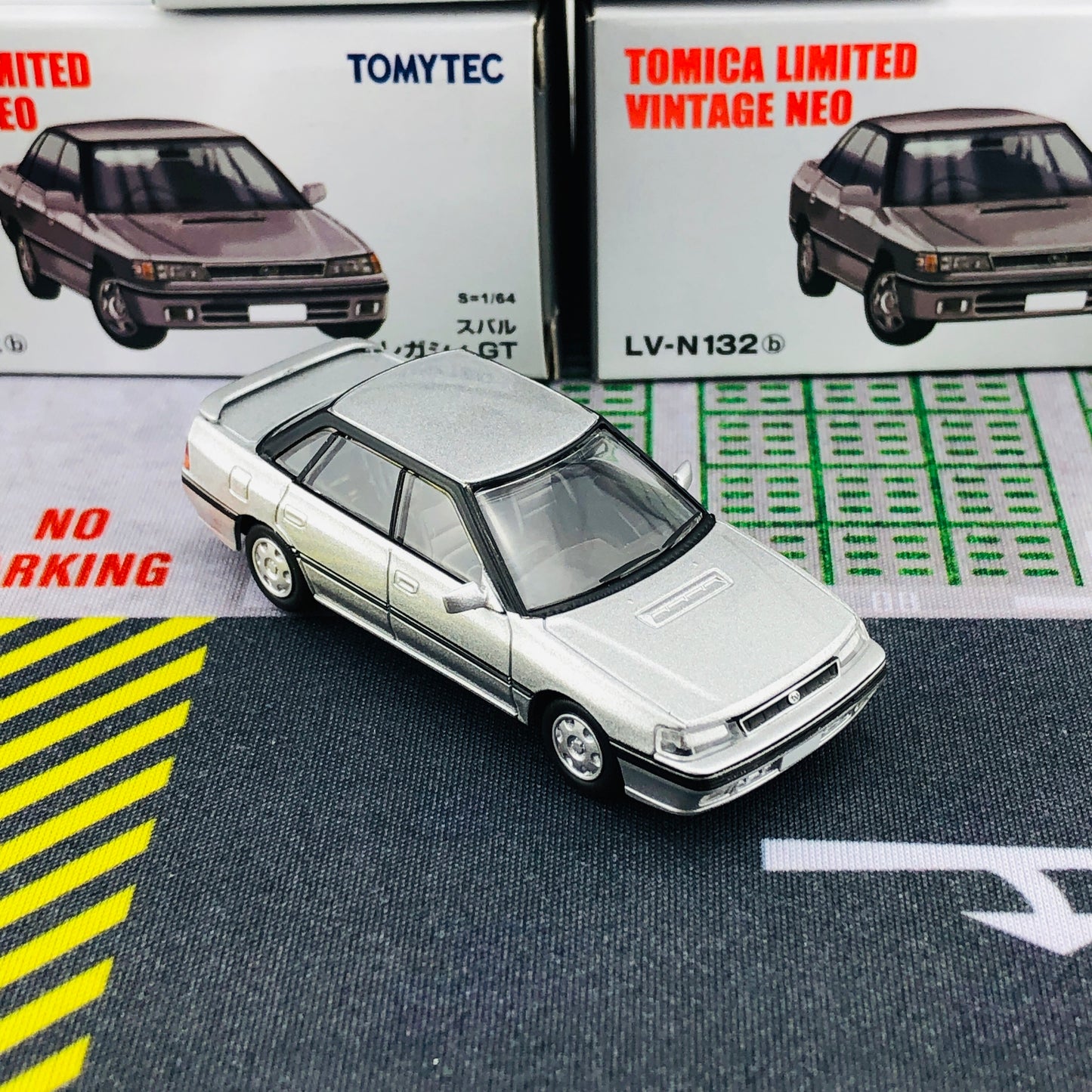 TOMYTEC Tomica Limited Vintage Neo Subaru Legacy GT Silver  LV-N132b