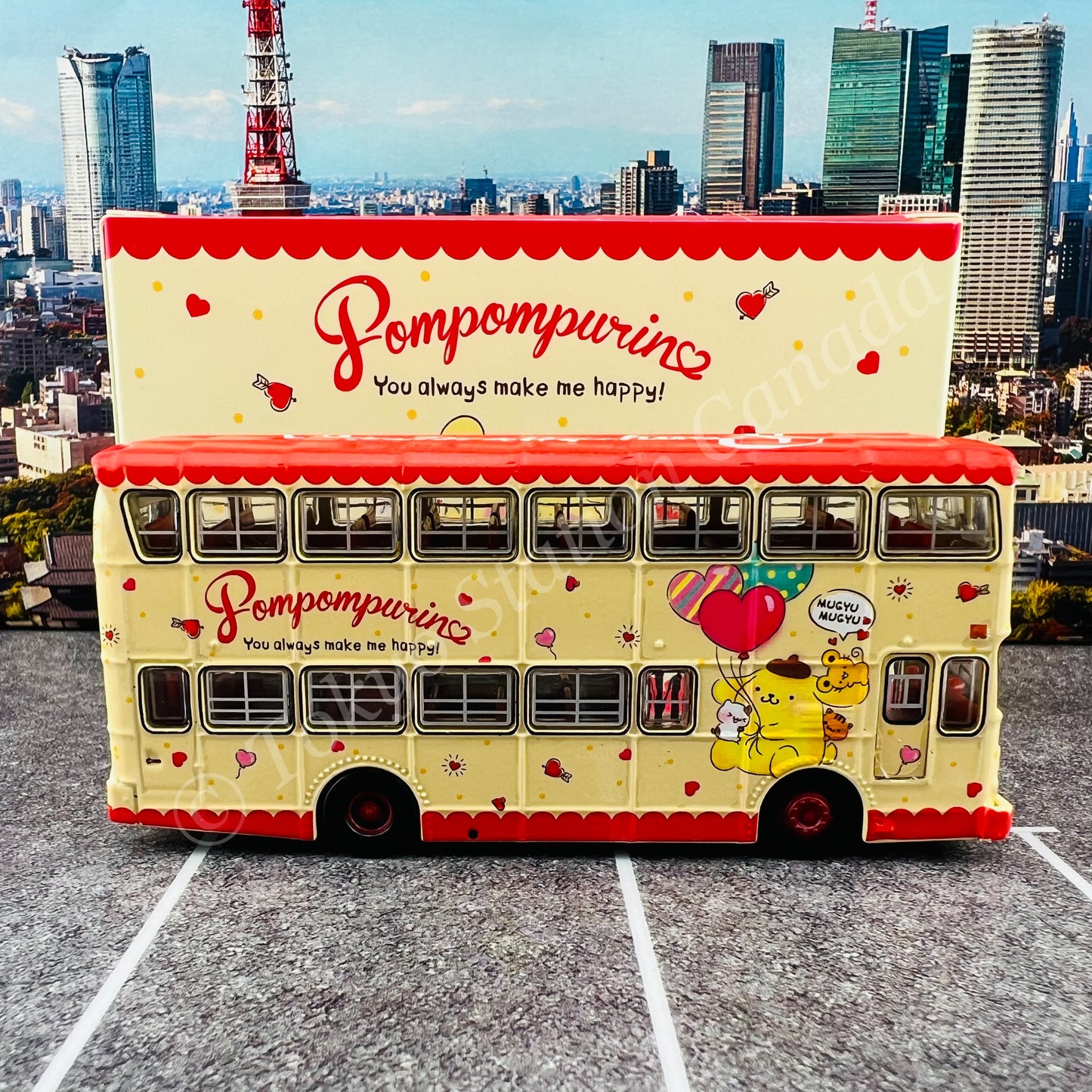 TINY 微影 Pompompurin Leyland Victory Mk 2 Bus ATC65303
