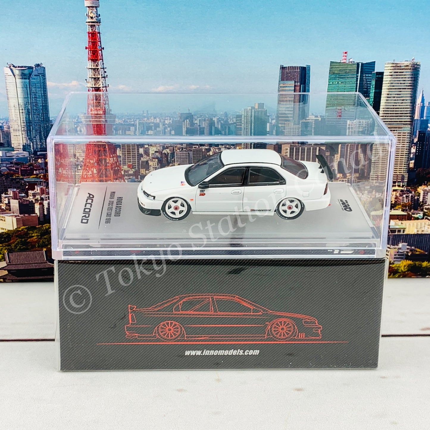 INNO64 HONDA ACCORD "MUGEN TEST CAR" JTCC 1996 IN64-CD6-WH96