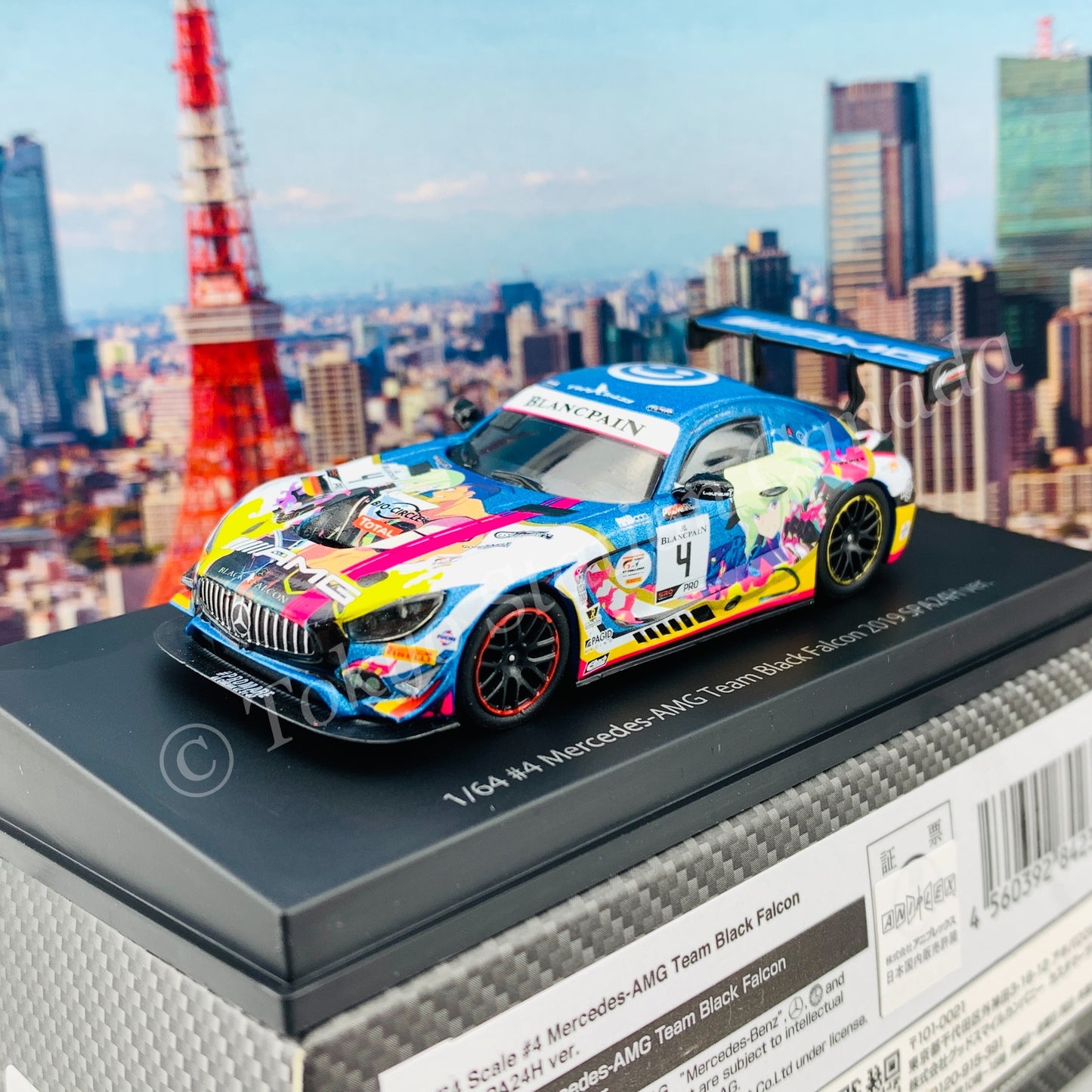 GOODSMILE 1/64 #4 Mercedes-AMG Team Black Falcon 2019 SPA24H Ver. 4560392842375
