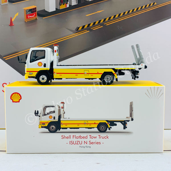 Tiny 微影 Hong Kong Shell Flatbed Tow Truck ISUZU N Series ATC64960