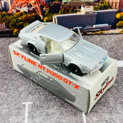 TOMICA x MINI CAR SHOP IINO 1972 Skyline HT 2000 GT-X MADE IN JAPAN