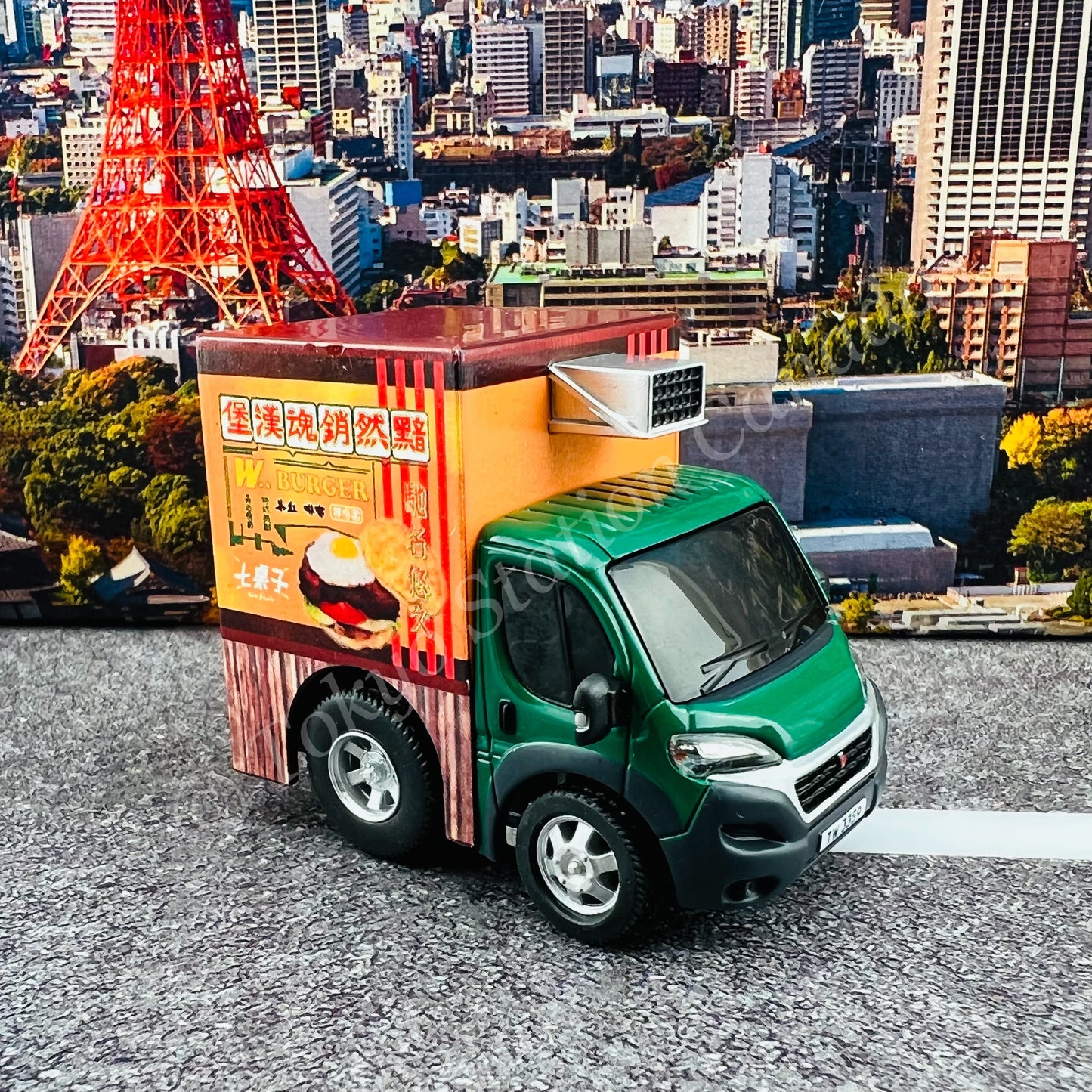 Tiny Q Pro-Series 07 Food Truck Table Seven x W. Burger TinyQ-07a