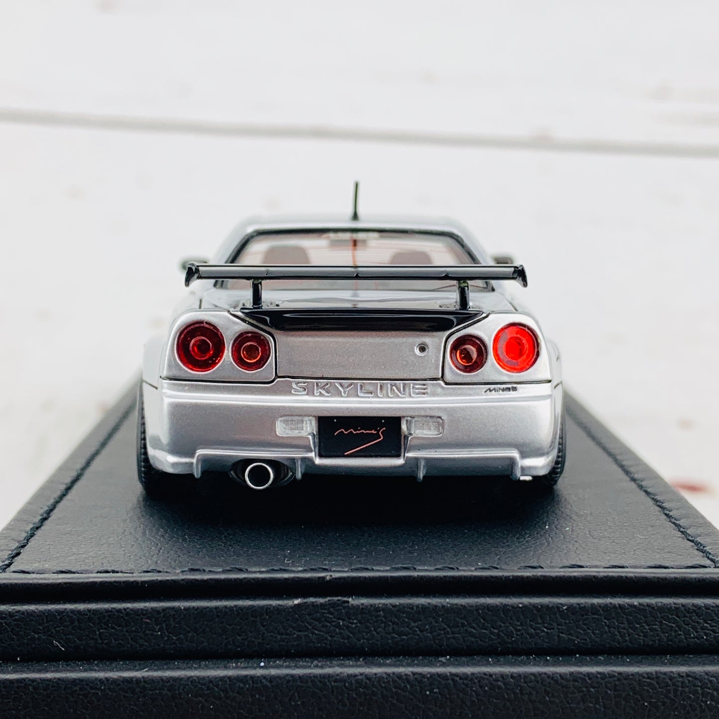 Ignition Model 1/43 Nissan Skyline GTR Mine's R34 Silver IG1816