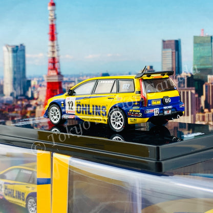 INNO64 1/64 MITSUBISHI LANCER EVOLUTION IX Wagon #12 "OHLINS"  Super Taikyu Series 2006 13th TOKACHI 24hours Race IN64-EVO9W-OHL