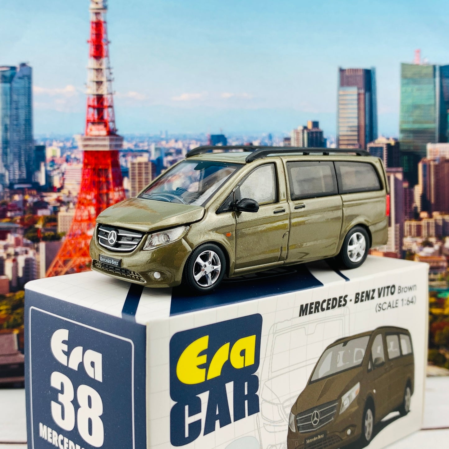 ERA CAR 38 1/64 Mercedes-Benz Vito - Brown MB20VITRN38