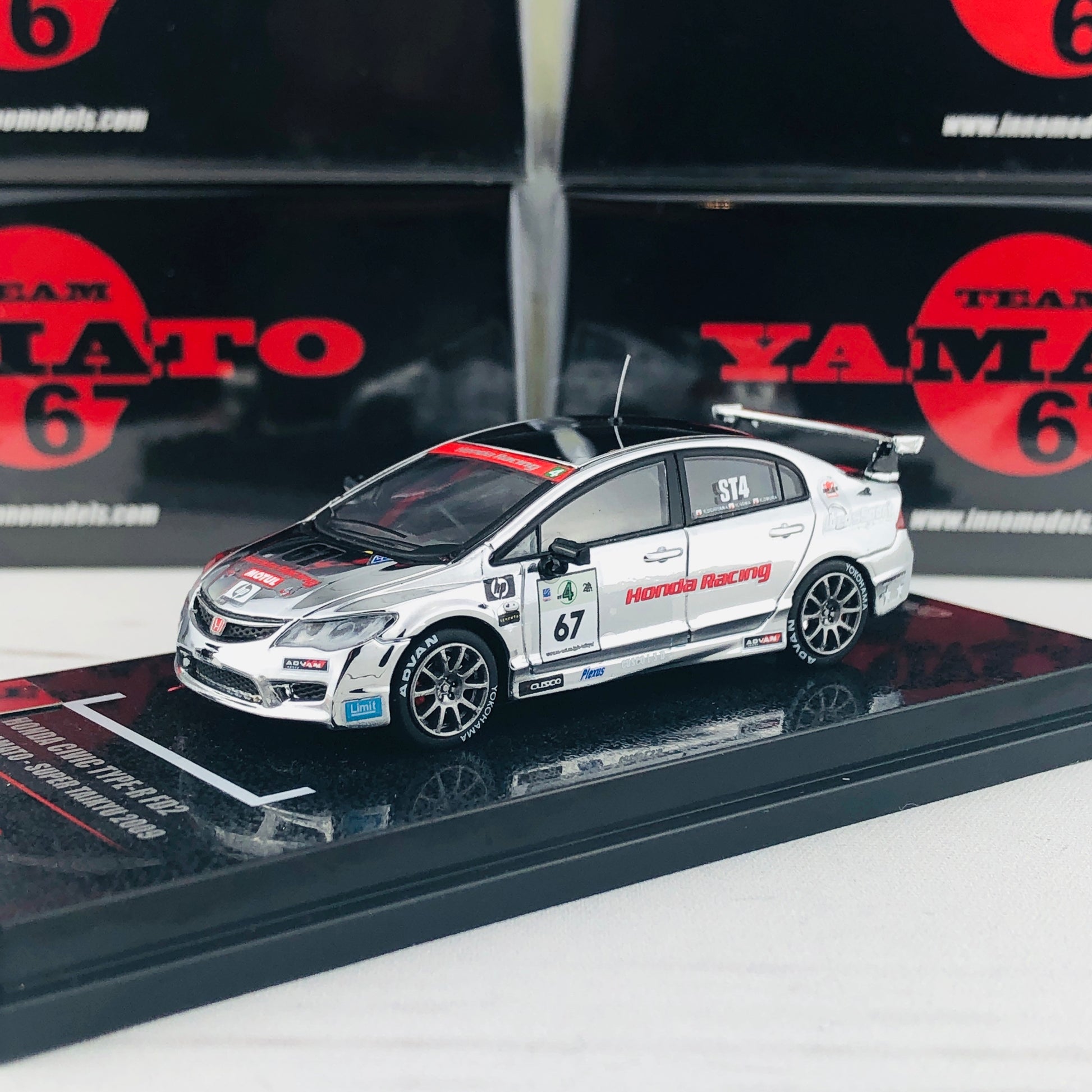 INNO64 HONDA Civic Type-R FD2 Team Yamato - Super Taikyu 2009 IN64-FD2-YA67